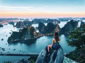 Halong Bay is an excellent place to backpack in Vietnam