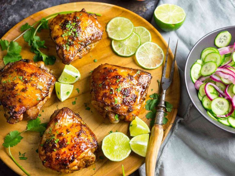Vietnamese Style Baked Chicken Thighs